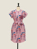 SHIRT DRESS MANDARIN COLLAR - WILLOW ROSES PINK