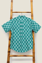 画像をギャラリービューアに読み込む, Men&#39;s Shirt - Paper Petals Celadon
