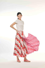 画像をギャラリービューアに読み込む, Wrap Skirt - Tapau Tiles Chilli Pepper
