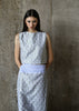 Kee Ming Yuet Skirt - Willow Wishes Blue / Palm Patio Light Green