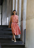 Jalan Jalan Skirt - Violets & Radiccio Orange