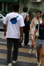 画像をギャラリービューアに読み込む, T-Shirt Mandi Blue - White
