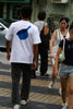 T-Shirt Mandi Blue - White
