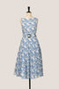 Retro Dress - Waterfall Blue
