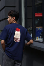画像をギャラリービューアに読み込む, T-Shirt Red Soya - Navy Blue