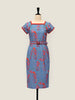 Boatneck Cheongsam - Willow Roses Clearwater